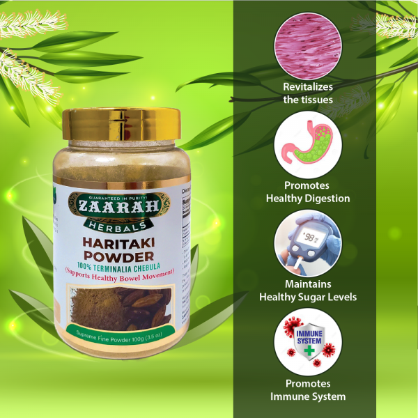 Haritaki Powder 100gm – May help nourish and rejuvenate the tissues - Image 2