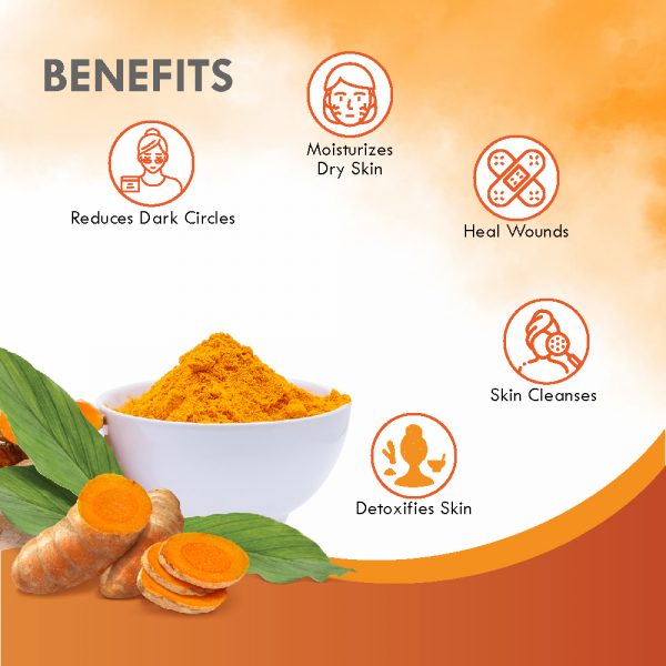 New Turmeric Powder 100g Herbal Face Pack - Image 3